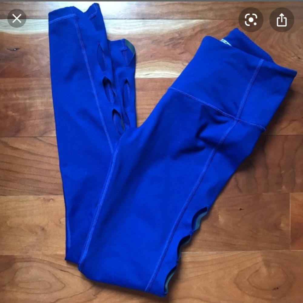 Victoria’s Secret royal blue side cut out leggings